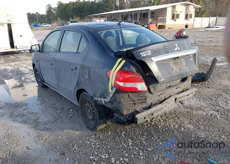 2020 Mitsubishi Mirage G4 Es z USA, uszkodzony, nr VIN ML32F3FJ6LHF05478